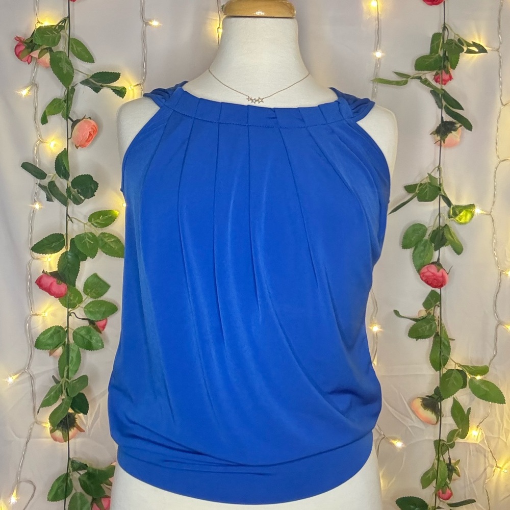 New York & Company Royal Blue Tank Top